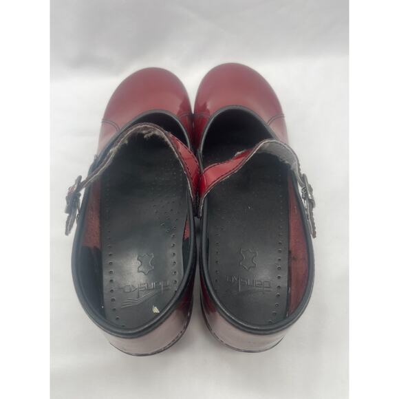 Dansko Marcelle Red Mary Clogs Womens Size EU 41 US 10 / 10.5 Jane Comfort Shoes - Picture 10 of 10